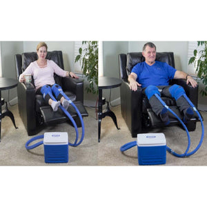Polar Products Active Ice 3.0 Double Knee and Joint Pad Cold Therapy System with Programmable Digital Timer, 9 Quart Cooling Reservoir