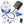 Polar Products Active Ice 3.0 Double Universal Rectangular Pad Cold Therapy System with Programmable Digital Timer, 16 Quart Cooling Reservoir - Front