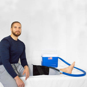 Polar Products Active Ice 3.0 Full Circumference Knee Compression Cold Therapy System, 16-Quart Cooling Reservoir