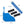 Blue foot and ankle cold therapy system by Polar Products, with a contoured pad, a 3x44 inch blue corrugated strap, and three 3x10 inch black straps.