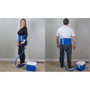 Polar Products Active Ice 3.0 Lumbar and Hip Pad Cold Therapy System with Programmable Digital Timer, 9 Quart Cooling Reservoir