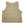 Tan cooling vest by Polar Products with quilted horizontal sections and subtle fabric texture, shown from the back.