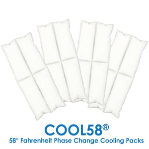 Polar Products Cool58 Phase Change Adjustable Front Zipper Cooling Vest for Sizes S/M, M/L & L/XL