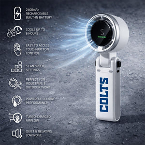 AlphaCool Indianapolis Colts Rechargeable Handheld Fan