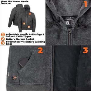 Fieldsheer Mobile Warming Men's Phase Plus 2.0 Heated Hoodie