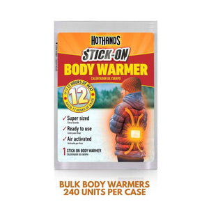 Bulk HotHands® Adhesive Body Warmers | 6 Displays, 240 Units