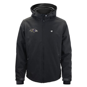 ActionHeat Baltimore Ravens 5V Men's Softshell Battery Heated Jacket