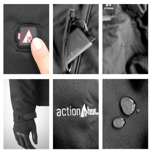 ActionHeat Arizona Cardinals 5V Men's Softshell Battery Heated Jacket