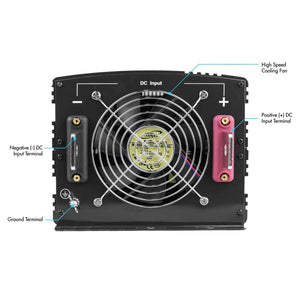 Wagan ProLine 12V 8000W Power Inverter with Remote Switch