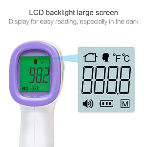 UTK No Contact Forehead Digital Infrared Thermometer with LCD Display