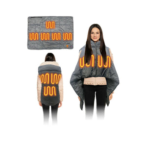 ExtremeHEAT Heated Blanket/Poncho without Battery