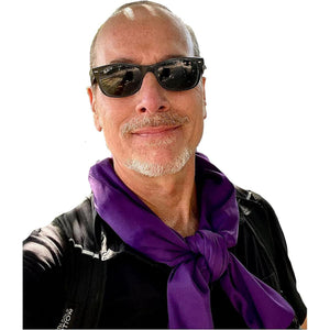 Nano-Ice Cooling Necklace + Scarf | 2+ Hours of Cooling Relief - Purple
