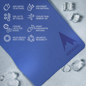 AlphaCool PVA Instant Cooling Towel (2-Pack)