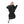 Black convertible mitten by Seirus with exposed fingers, a leather upper, fabric cuff, and wrist zipper pocket.