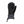 Black and grey women's gloves by Seirus, showing the back of the left hand with an adjustable heathered cuff.