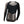 Women's black long sleeve base layer top by Seirus, featuring copper-toned patterned panels on sleeves and torso, and chevron-patterned shoulders, back view.