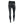 Black women's full-length leggings by Seirus, back view, with horizontal textured stripes and a logo on the waistband.