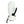 White and black ski mitts by Seirus, with quilted stitching, elasticized wrist, and an adjustable strap.