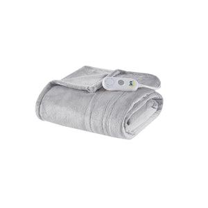 Serta Heated Plush Throw - 50"Wx60"L