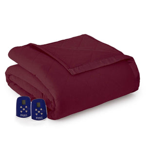 Shavel Micro Flannel Electric Heated Blanket - Full