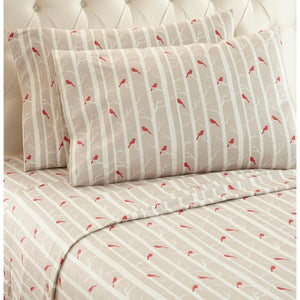 Shavel Micro Flannel Print Sheet Set - King