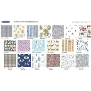Shavel Micro Flannel Print Sheet Set - Queen