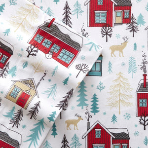 Shavel Micro Flannel Print Sheet Set - Queen