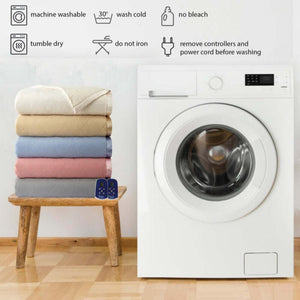 Shavel Micro Flannel The Modern Reverse to Sherpa Electric Heated Blanket - King