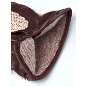 Hestra Men's Adam Leather Gloves with Cotton Crochet