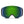 Goggles with black frame and green mirror lens by Smith Optics, featuring '4D MAG ChromaPop' text, front view.