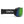 Black frame goggles with a sun green mirror lens by Smith Optics, side view, featuring a black strap with 'SMITH' in white text.