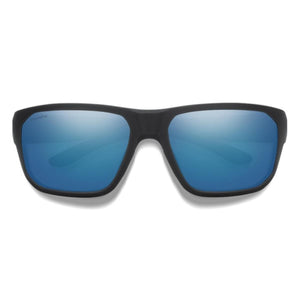 Smith Optics Arvo Sunglasses ChromaPop Polarized Blue Mirror - Matte Black Frame