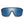 Matte black shield sunglasses with blue mirror lenses by Smith Optics, featuring a 