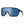 Smith Optics Boomtown Sunglasses ChromaPop Polarized Blue Mirror - Matte Black Frame - Front