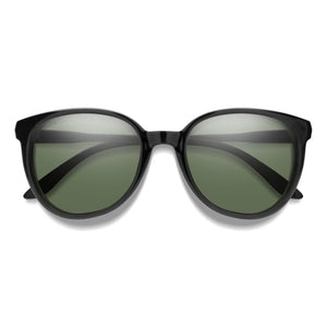 Smith Optics Cheetah Sunglasses ChromaPop Polarized Gray Green - Black Frame