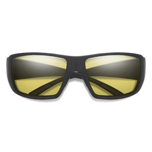 Smith Optics Guide's Choice Sunglasses Chromapop Polarized Low Light Yellow - Matte Black Frame