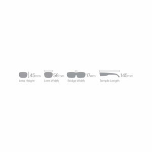 Smith Optics Lineup Sunglasses ChromaPop Polarized Gray Green - Matte Gray Tortoise Frame