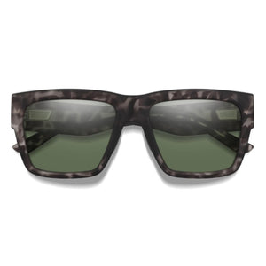 Smith Optics Lineup Sunglasses ChromaPop Polarized Gray Green - Matte Gray Tortoise Frame