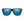 Matte black frame sunglasses by Smith Optics with blue mirror lenses and ChromaPop text on the left frame.