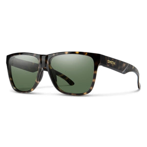 Smith Optics Lowdown XL 2 Sunglasses ChromaPop Polarized Gray Green - Vintage Tortoise Frame - Front