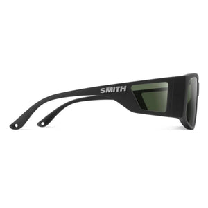 Smith Optics Monroe Peak Sunglasses ChromaPop Polarized Gray Green - Matte Black Frame