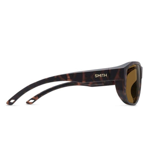 Smith Optics Outrigger Sunglasses ChromaPop Glass Polarized Brown - Matte Tortoise Frame