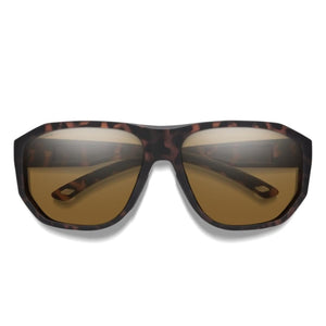 Smith Optics Outrigger Sunglasses ChromaPop Glass Polarized Brown - Matte Tortoise Frame