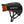 Black mountain helmet by Smith Optics with orange reflective goggles and 