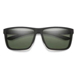 Smith Optics Riptide Sunglasses ChromaPop Polarized Gray Green - Matte Black Frame