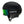 Black junior MIPS helmet by Smith Optics, paired with green mirrored goggles with a black strap.