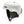 White junior ski helmet by Smith Optics, with black ear pads, visible yellow MIPS logo, and chin strap.