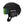 Matte black Mips helmet by Smith Optics with green mirrored goggles, SMITH logo on strap, and KOROYD branding.