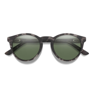 Smith Optics Westward Sunglasses ChromaPop Polarized Gray Green - Matte Gray Tortoise Frame