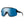Smith Optics Wildcat Sunglasses ChromaPop Polarized Blue Mirror - Matte Black Frame - Front